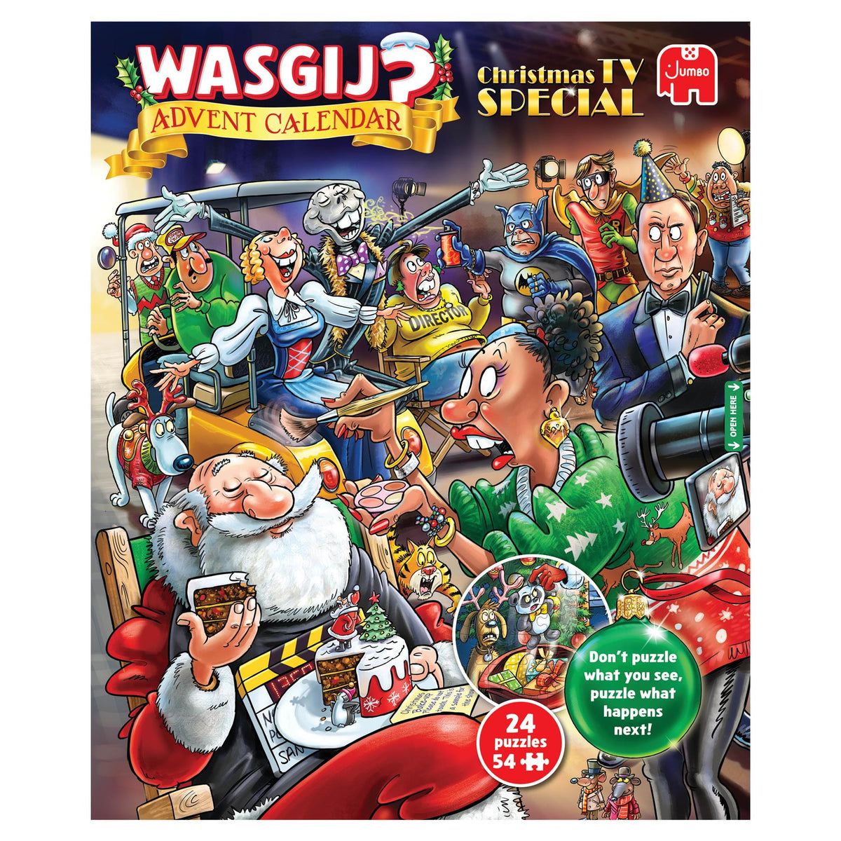 Wasgij Advent Calendar Christmas TV Special 24 x 54 Piece Jigsaw Puzzles