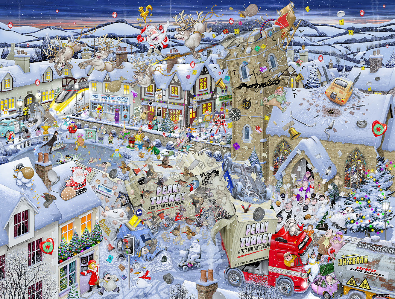 Mike Jupp I Love Christmas 1000 Piece Jigsaw Puzzle – All Jigsaw Puzzles