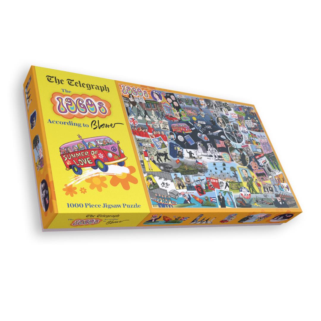 The Telegraph 1960s According to Blower 1000 or 300 Piece Jigsaw Puzzle