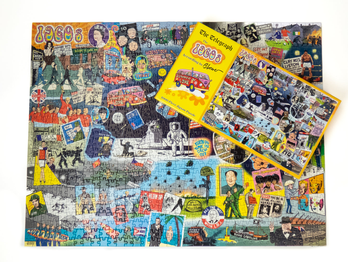 The Telegraph 1960s According to Blower 1000 or 300 Piece Jigsaw Puzzle