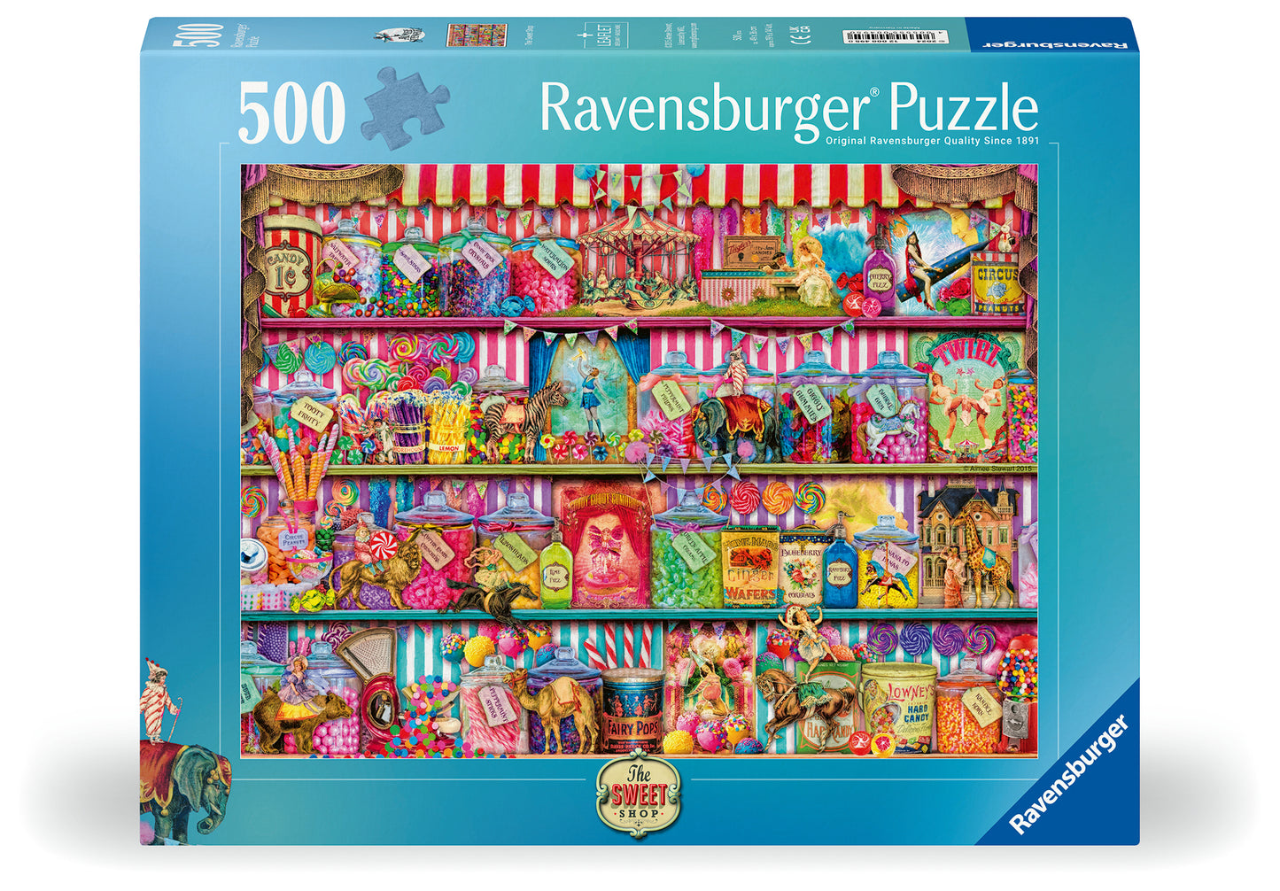 The Sweet Shop Aimee Stewart 500 Piece Jigsaw Puzzle