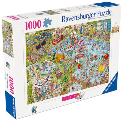 Ray's Comic Series - Holiday Resort No.3 The Pool 1000 Piece Jigsaw Puzzle