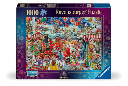 Christmas No29: Santa's Steam Train Grotto 1000 Piece Jigsaw Puzzle