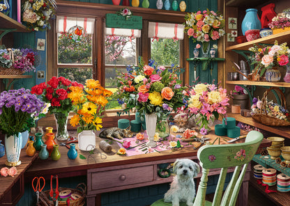 My Haven No.13 - The Flower Arrangers Shed 1000 Piece Jigsaw Puzzle