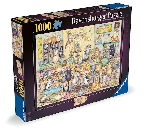 Crazy Cats No.20 Easter Eggstravaganza 1000 Piece Jigsaw Puzzle