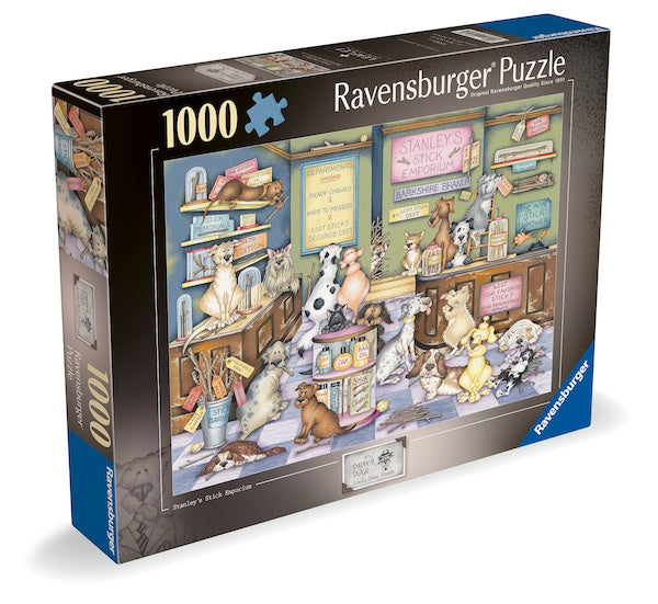 Dapper Dogs No 2: Stanley’s Stick Emporium 1000 Piece Jigsaw Puzzle