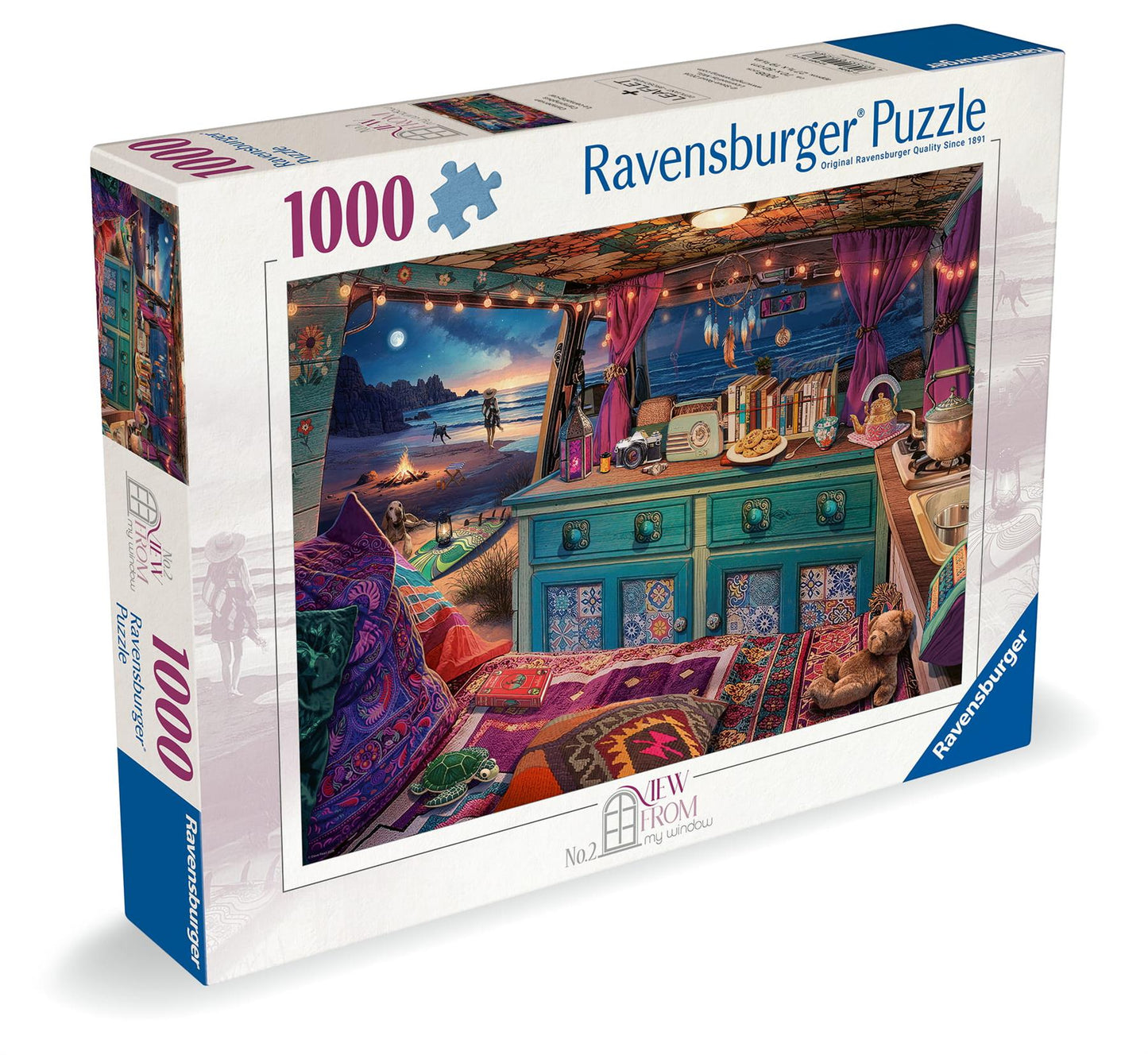 View from my Window No.2: Campervan 1000 Piece Jigsaw Puzzle
