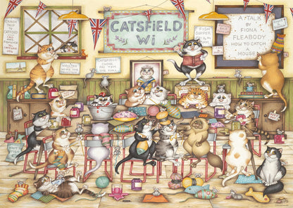 Crazy Cat's at the WI 1000 Piece Jigsaw Puzzle
