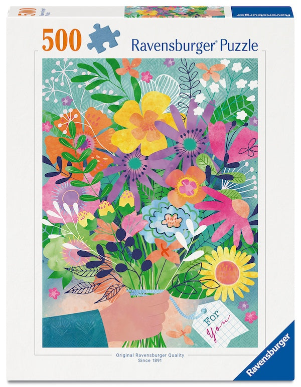 Flowers for You 500 Piece Jigsaw Puzzle