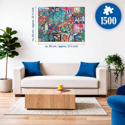 Elf Cafe 1500 Piece Jigsaw Puzzle