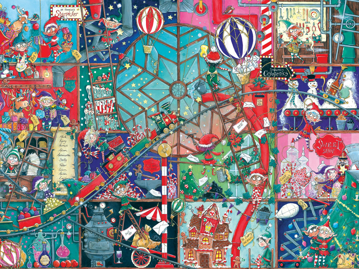 Elf Cafe 1500 Piece Jigsaw Puzzle
