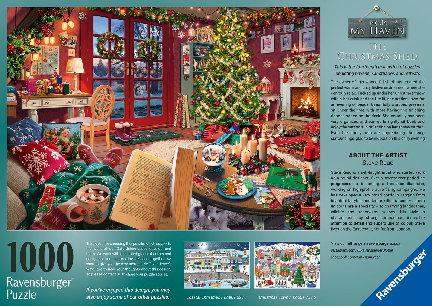 My Haven No.14 - Christmas Shed 1000 Piece Jigsaw Puzzle