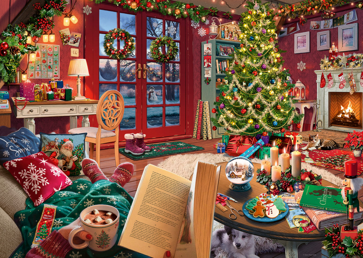 My Haven No.14 - Christmas Shed 1000 Piece Jigsaw Puzzle