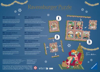 Christmas at Home - Advent Calendar - 24 x 56 Piece Jigsaw Puzzle
