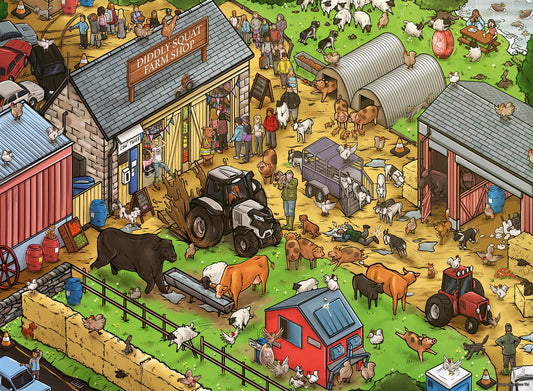 PRE-ORDER Diddly Squat Farm 100 XXL Piece Jigsaw Puzzle