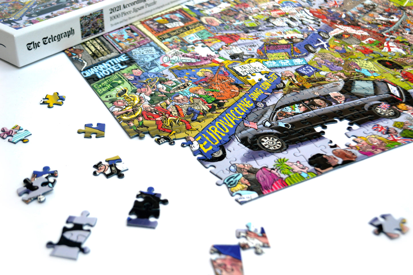 2021 According to Blower 1000 or 300 Piece Jigsaw Puzzle