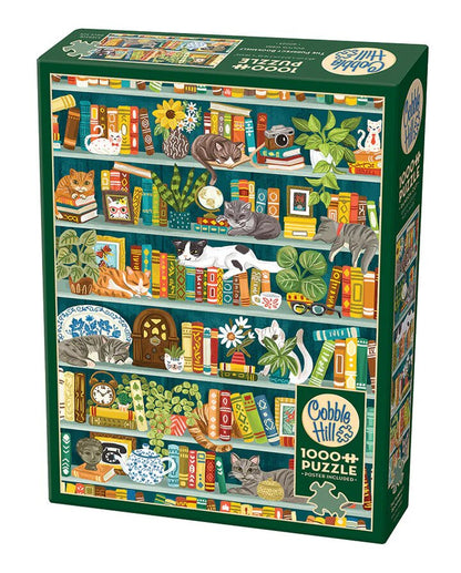 Purrfect Bookshelf 1000 Piece Jigsaw Puzzle