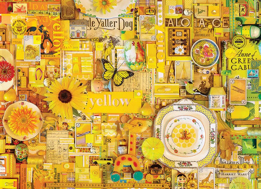 Yellow 1000 Piece Jigsaw Puzzle