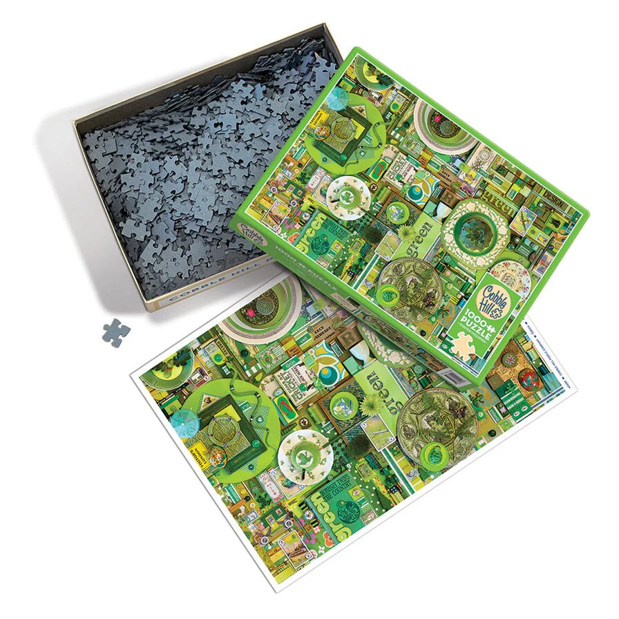 Green 1000 Piece Jigsaw Puzzle
