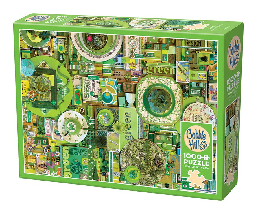 Green 1000 Piece Jigsaw Puzzle