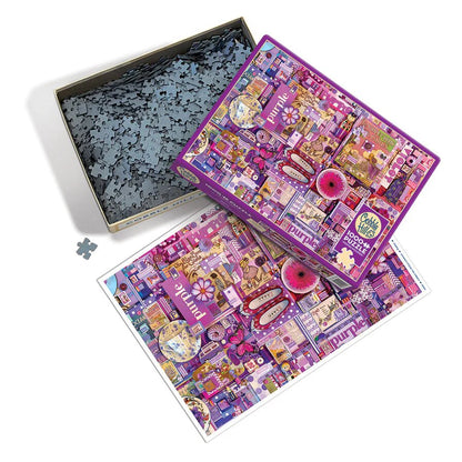 Purple 1000 Piece Jigsaw Puzzle
