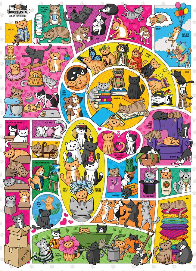 Doodlecats  1000 Piece Jigsaw Puzzle