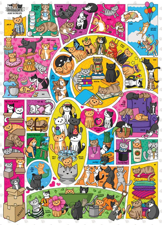 Doodlecats  1000 Piece Jigsaw Puzzle