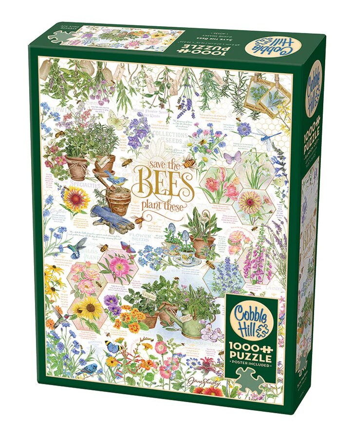 Save The Bees 1000 Piece Jigsaw Puzzle