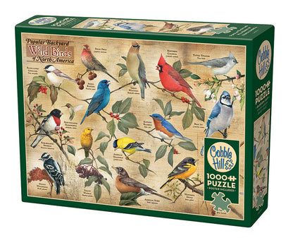 Popular Backyard Wild Birds of North America 1000 Piece Jigsaw Puzzle