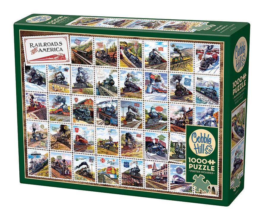 Railroads of America 1000 Piece Jigsaw