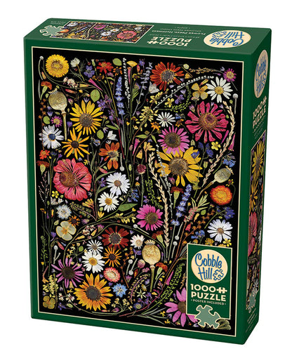 Flower Press: Happiness 1000 Piece Jigsaw Puzzle