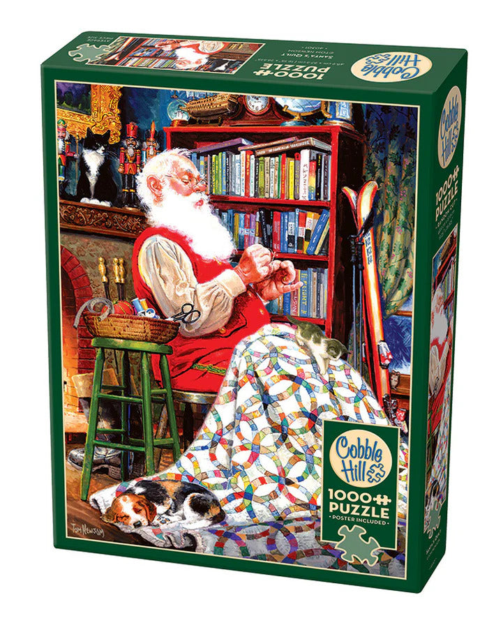 Santa's Quilt 1000 Piece Jigsaw Puzzle