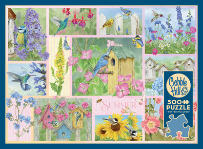 Garden Birds in Summer 500 Piece Jigsaw Puzzle