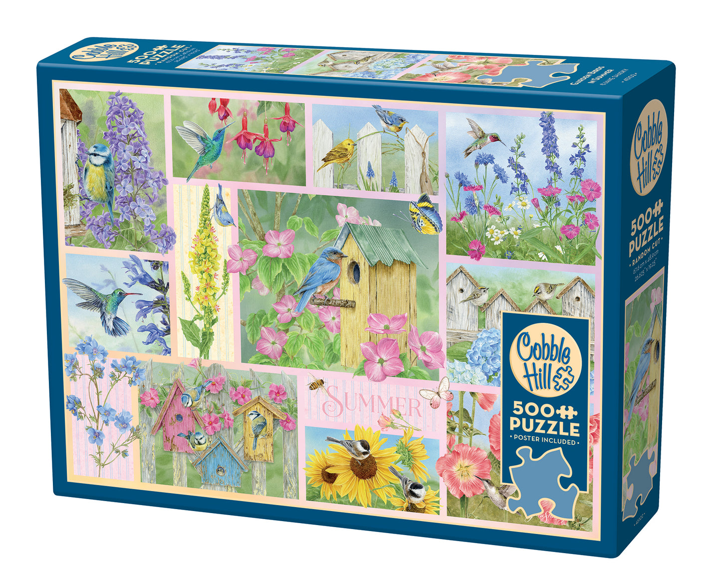Garden Birds in Summer 500 Piece Jigsaw Puzzle