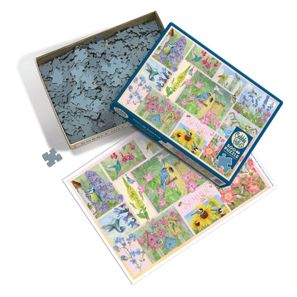 Garden Birds in Summer 500 Piece Jigsaw Puzzle