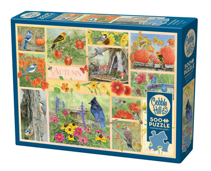 Garden Birds in Autumn 500 Piece Jigsaw