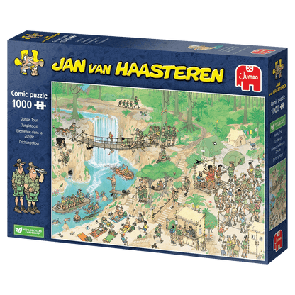 Jan Van Haasteren's Jungle Tours 1000 Piece Jigsaw Puzzle