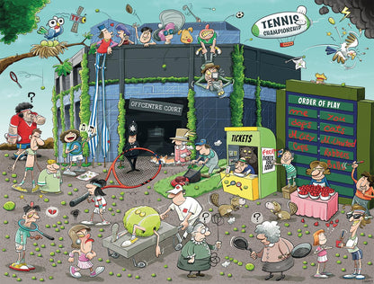 Chaos at the Tennis Tournament 1000 Piece Jigsaw Puzzles - Chaos No.6