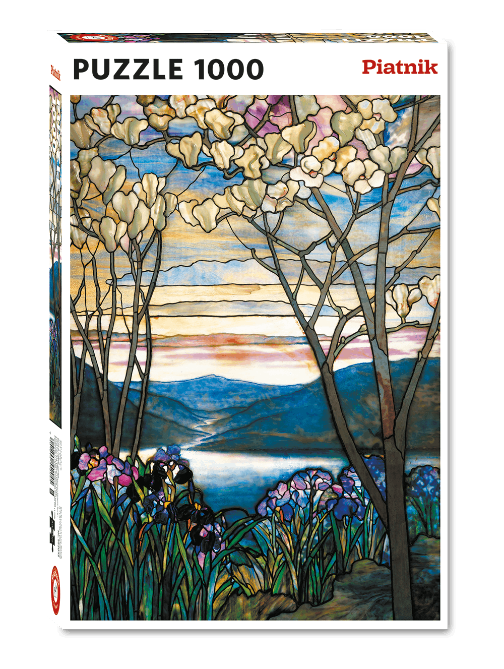 Tiffany Magnolias & Irises 1000 Piece Jigsaw Puzzle