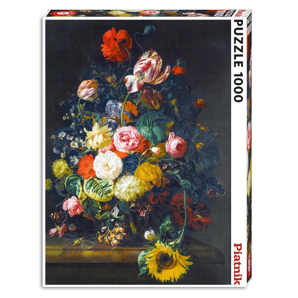 Puzzle Rys Ruysch - Flowers 1000 Piece Jigsaw Puzzle – All Jigsaw Puzzles