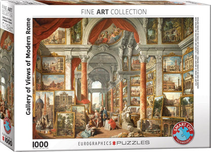 Gallery of Views of Modern Rome 1000 Piece Jigsaw Puzzle