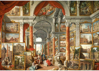 Gallery of Views of Modern Rome 1000 Piece Jigsaw Puzzle