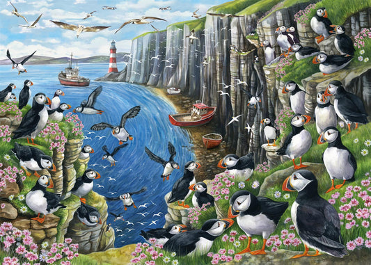 Clifftop View 1000 Piece Jigsaw Puzzle