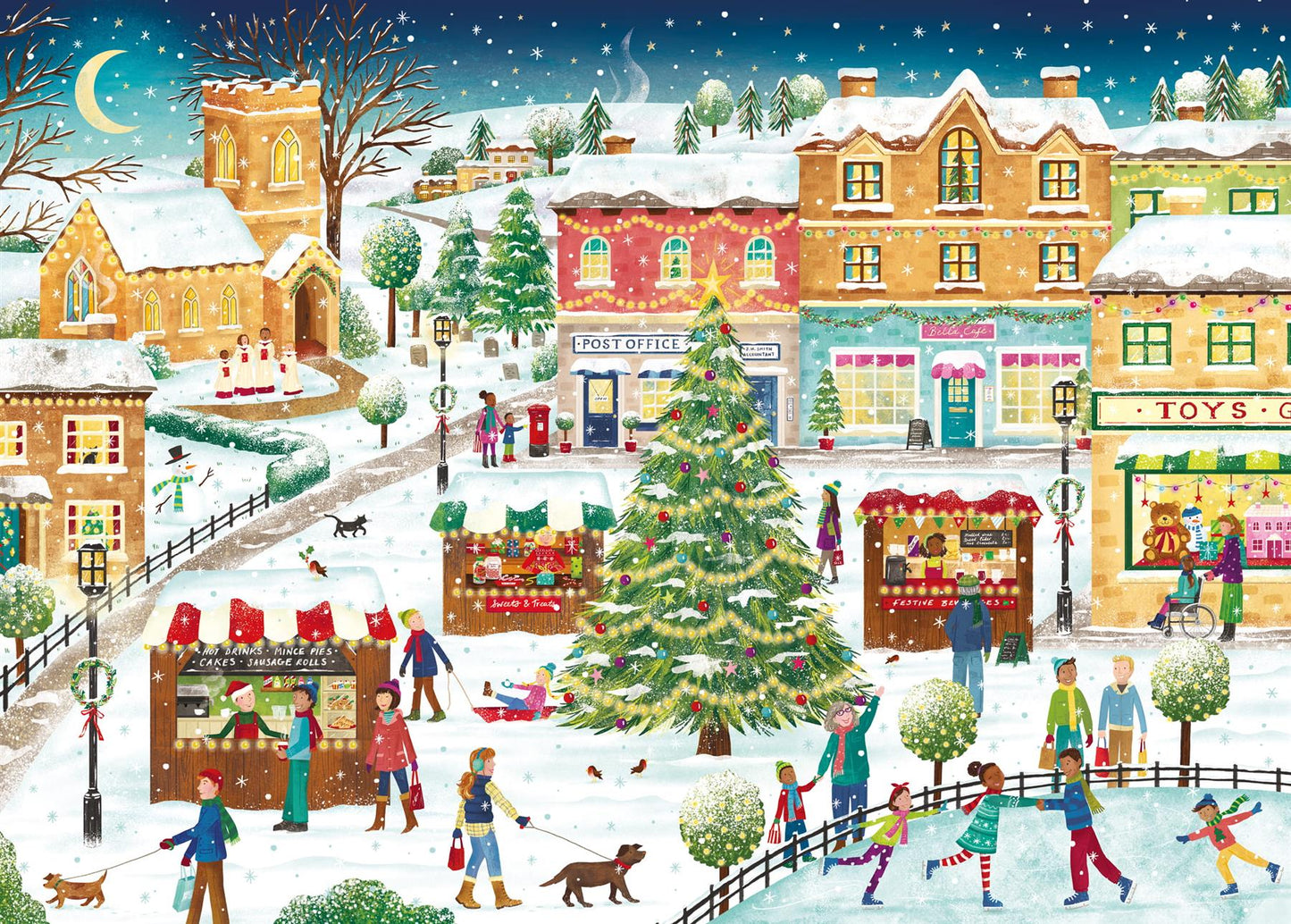 Christmas Fesitivities 1000 Piece Jigsaw Puzzle