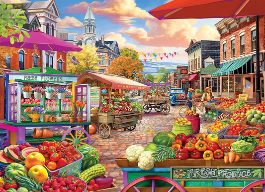 Market Day by Bigelow Illustrations 1000 Piece Jigsaw Puzzle