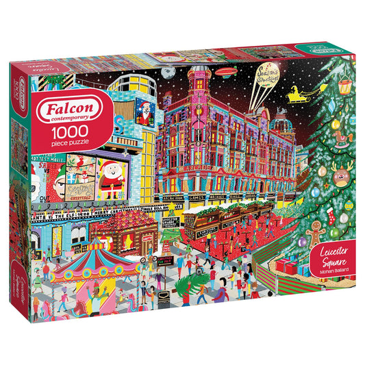 Leicester Square at Christmas Contemporary 1000 Piece Jigsaw Puzzle