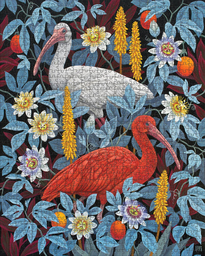 Vasilisa Romanenko: Ibises 1000 Piece Jigsaw Puzzle