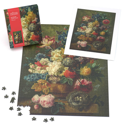 Flowers in a Vase - National Gallery 1000 Piece Jigsaw Puzzle