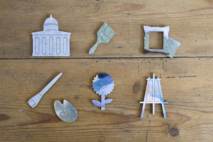 Bathers at Asnieres - National Gallery 300 Piece Wooden Jigsaw Puzzle