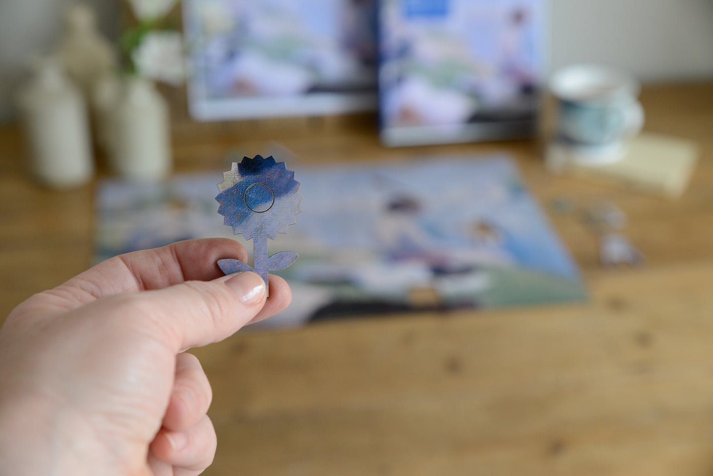 Bathers at Asnieres - National Gallery 300 Piece Wooden Jigsaw Puzzle